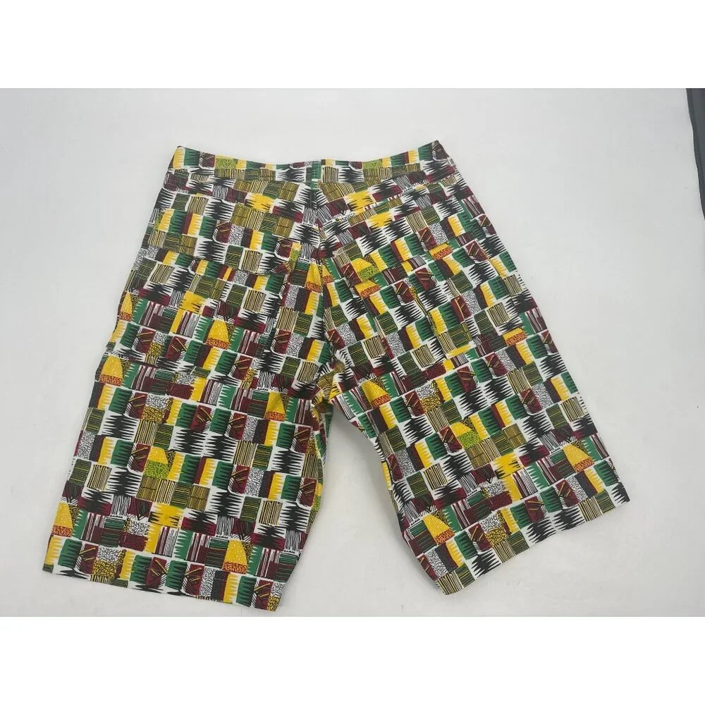 Air Jordan Mens M 32 Multicolor Graphic Denim Shorts Woven Streetwear